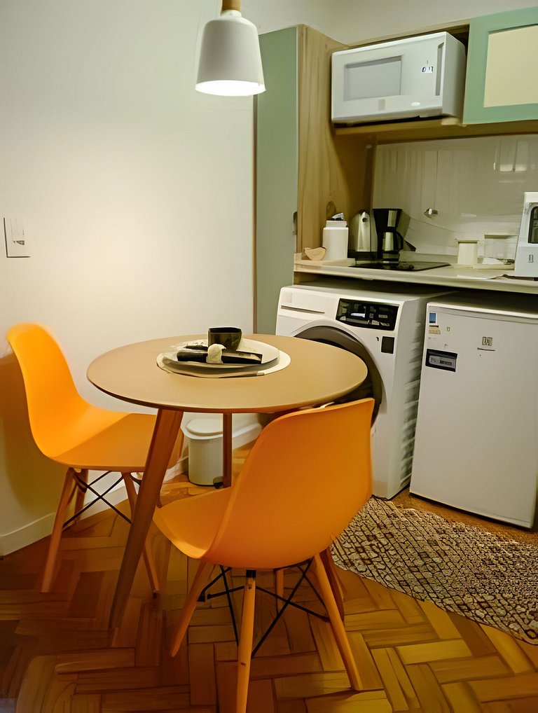 Studio Premium no Centro em frente ao Metrô e VLT