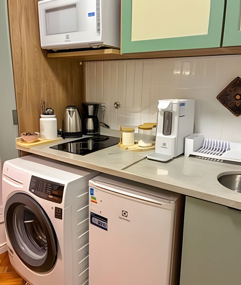 Studio Premium no Centro em frente ao Metrô e VLT