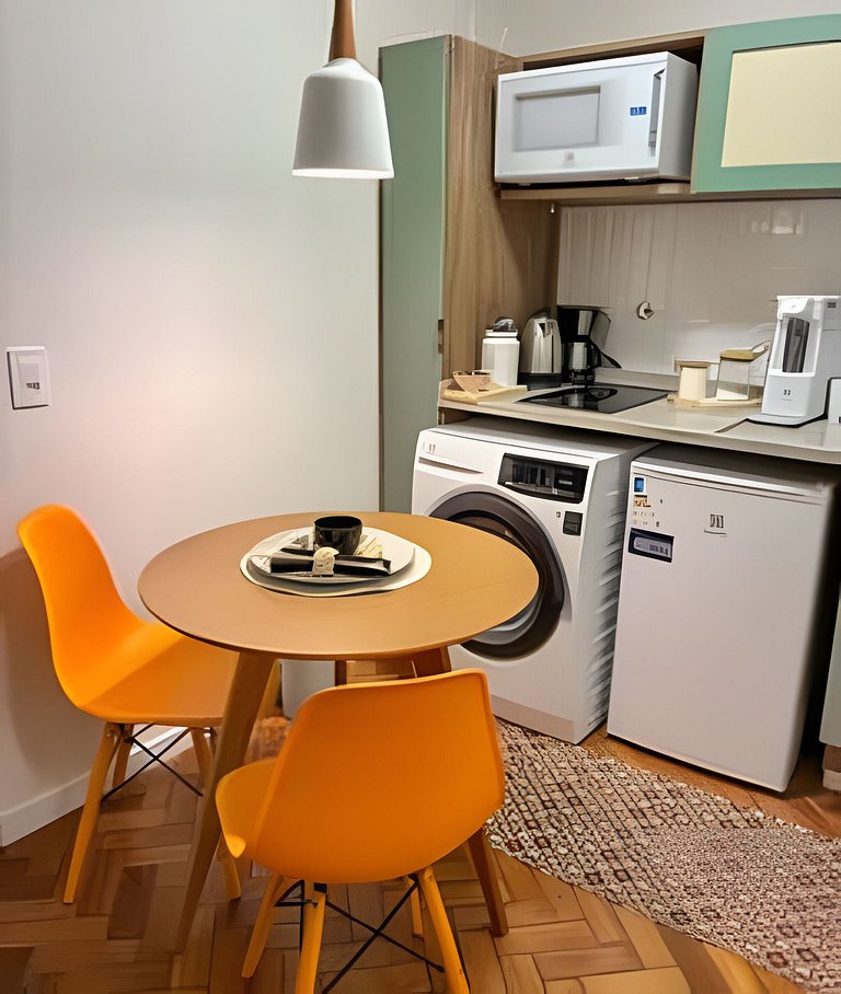 Studio Premium no Centro em frente ao Metrô e VLT