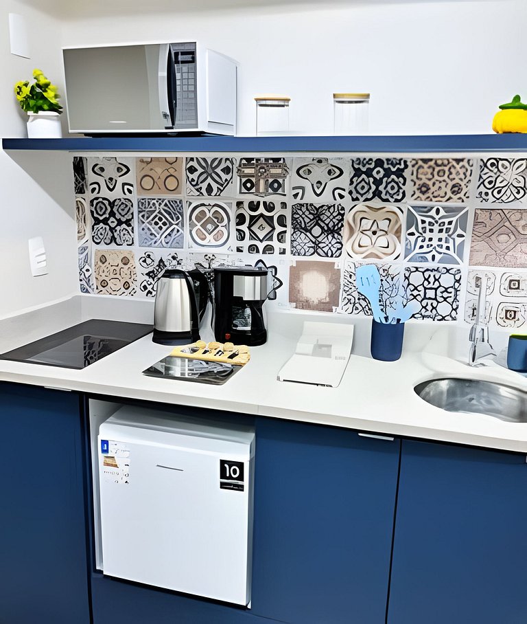 Studio reformado e elegante no Centro do Rio