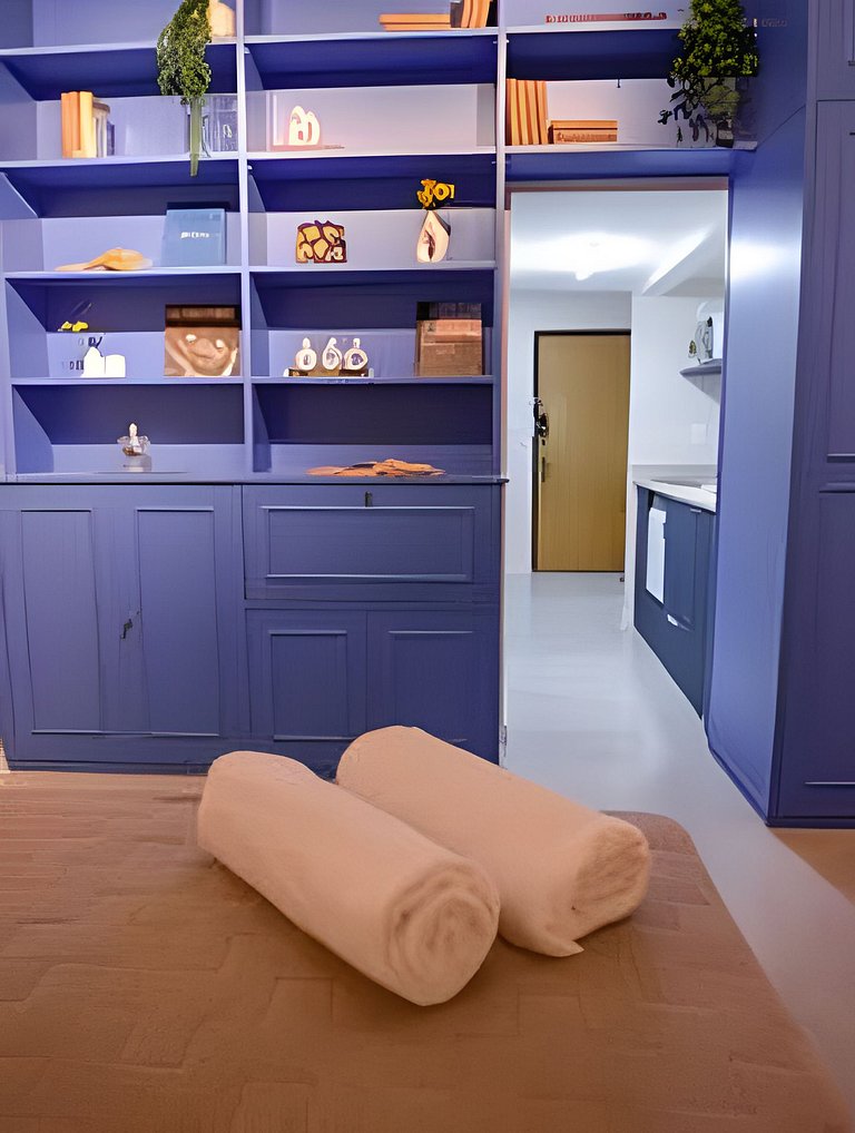 Studio reformado e elegante no Centro do Rio