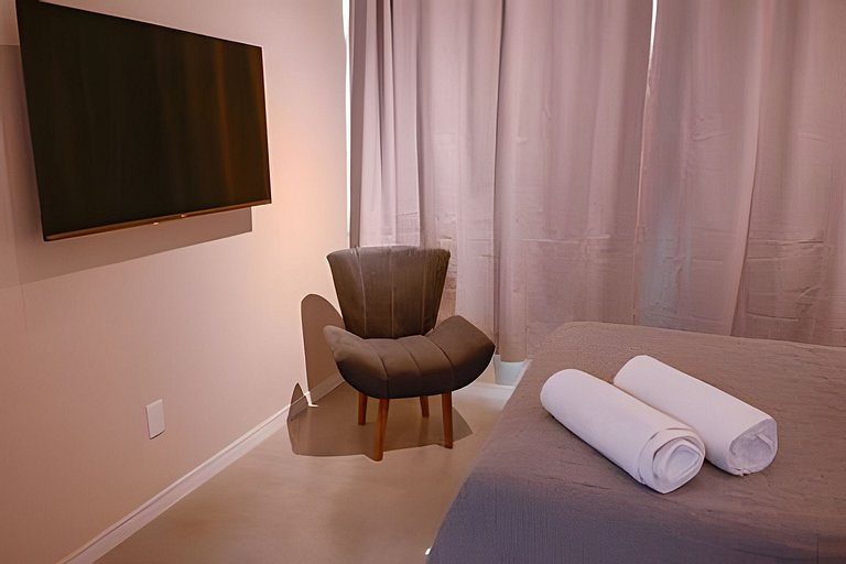 Studio reformado e elegante no Centro do Rio