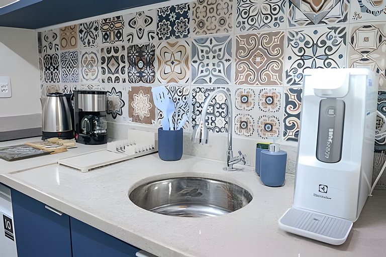 Studio reformado e elegante no Centro do Rio