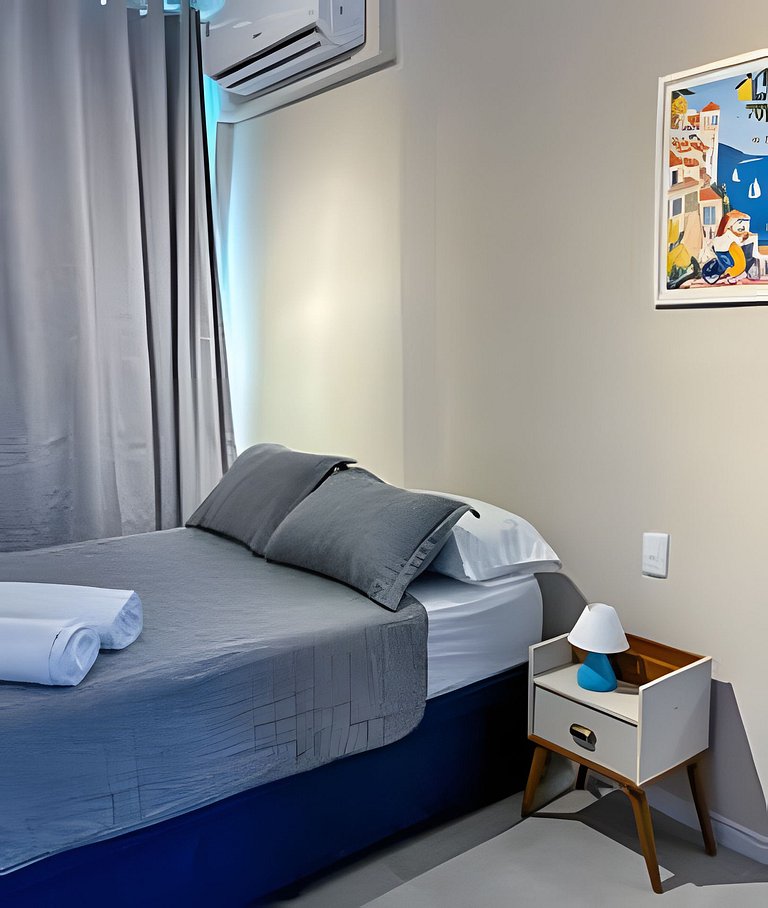 Studio reformado e elegante no Centro do Rio