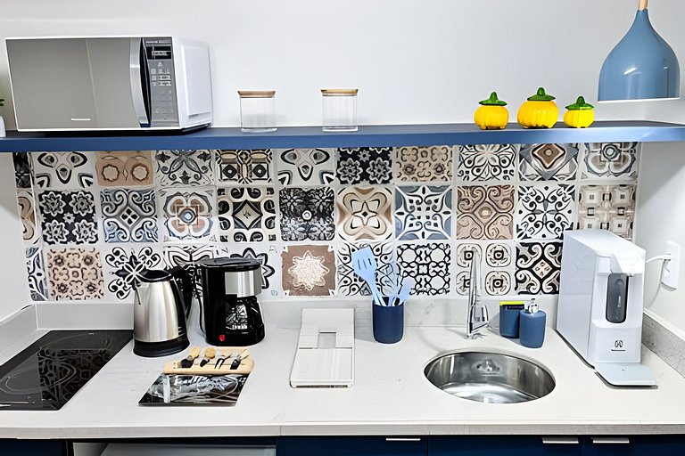 Studio reformado e elegante no Centro do Rio