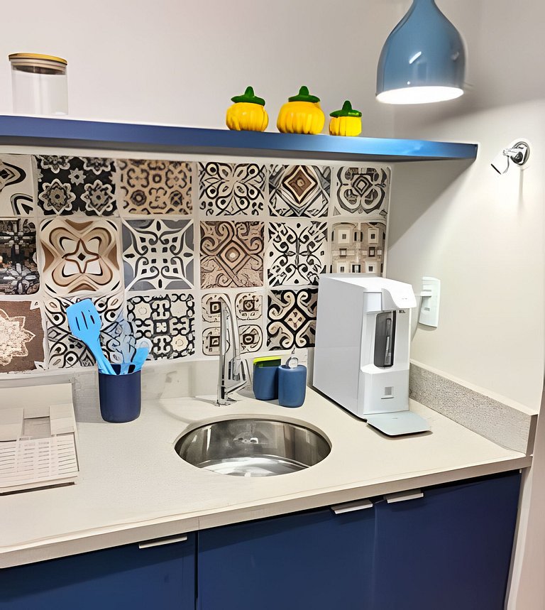 Studio reformado e elegante no Centro do Rio
