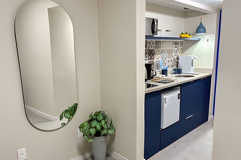 Studio reformado e elegante no Centro do Rio