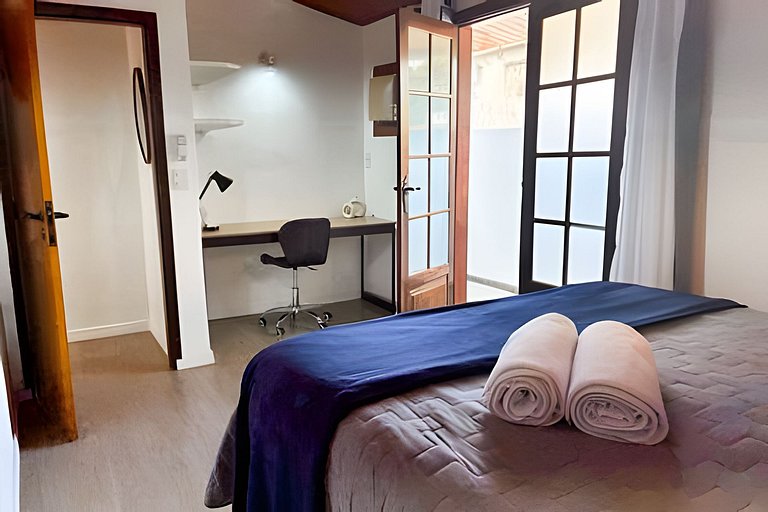 Cobertura charmosa com vista para o Cristo