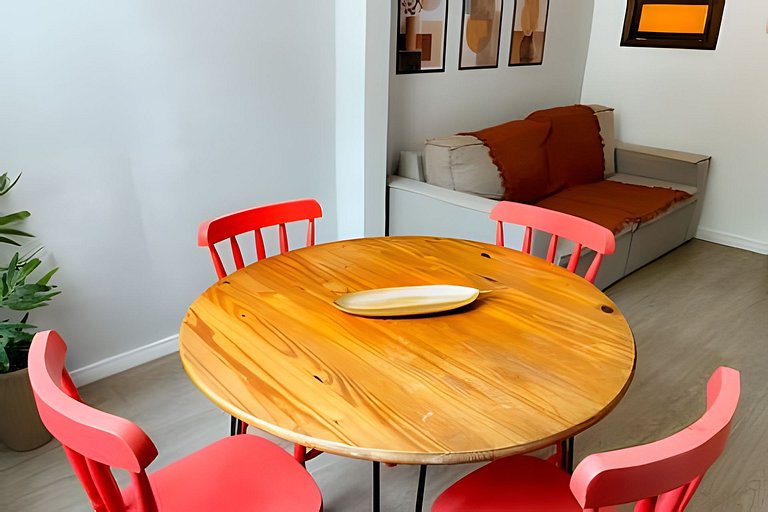 Cobertura charmosa com vista para o Cristo