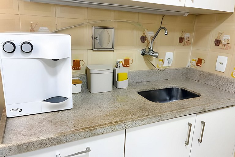 Cobertura charmosa com vista para o Cristo