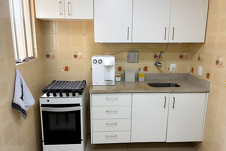 Cobertura charmosa com vista para o Cristo