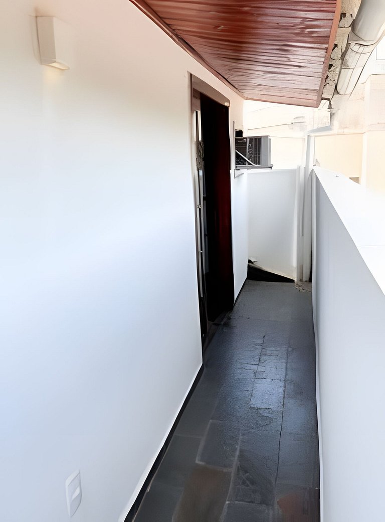 Cobertura charmosa com vista para o Cristo