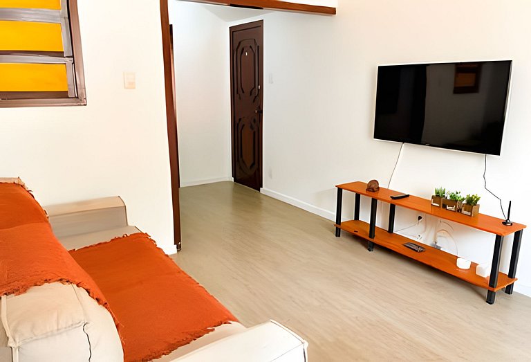 Cobertura charmosa com vista para o Cristo