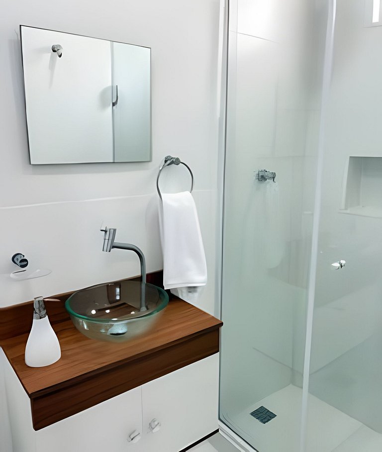 Cobertura charmosa com vista para o Cristo