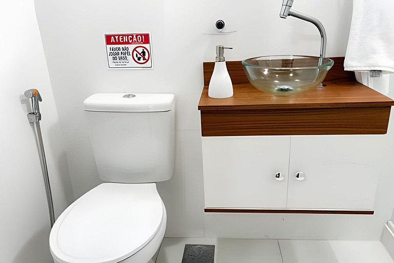 Cobertura charmosa com vista para o Cristo