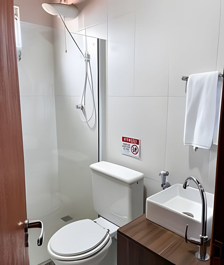 Cobertura charmosa com vista para o Cristo