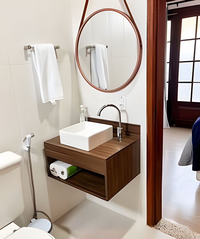 Cobertura charmosa com vista para o Cristo