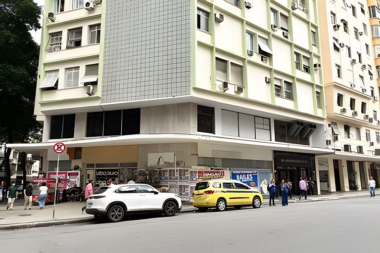 Studio de Alto Padrão no Centro | 2 Camas Casal