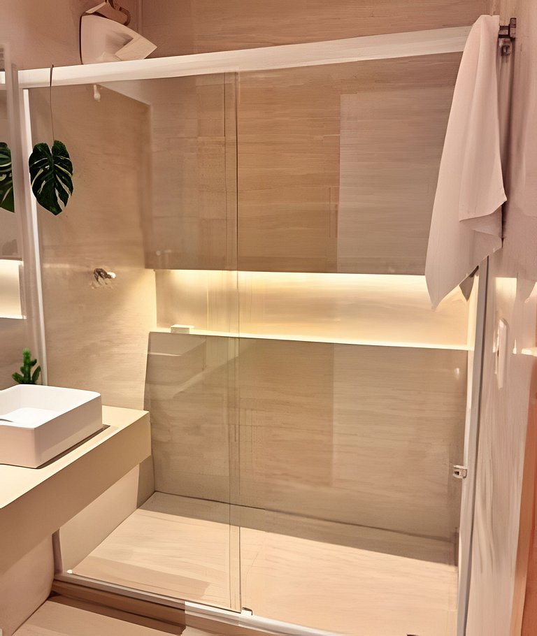 Studio de Alto Padrão no Centro | 2 Camas Casal