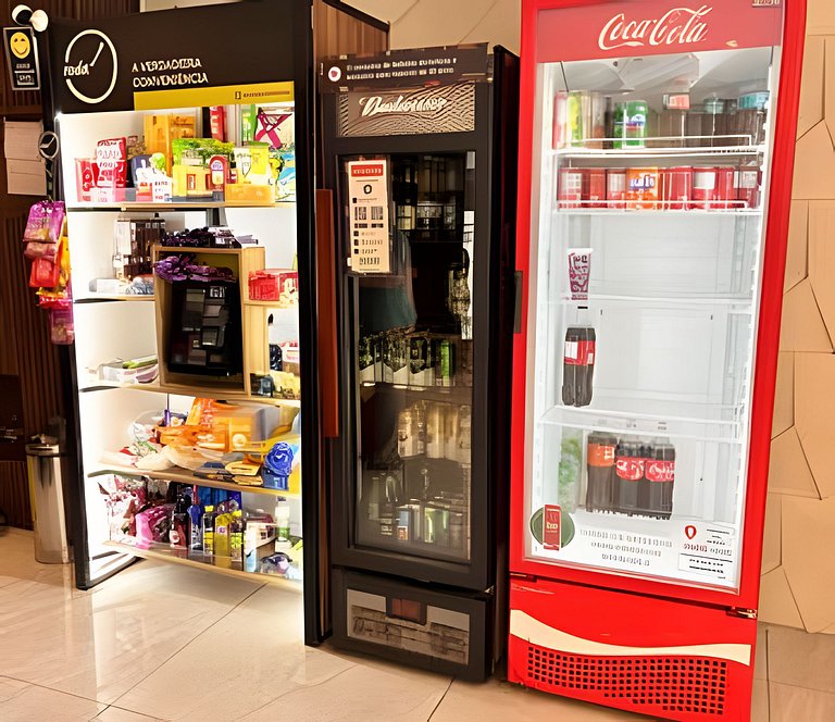 Studio de Alto Padrão no Centro | 2 Camas Casal