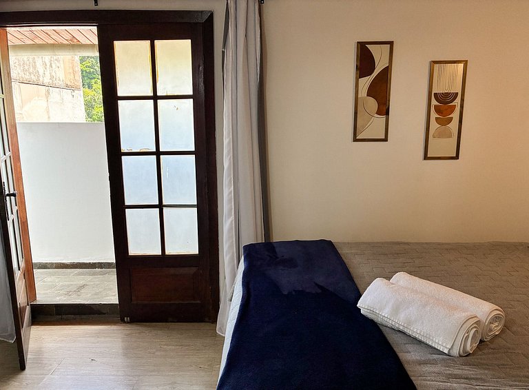 Vista deslumbrante para o Cristo em cobertura aconchegante