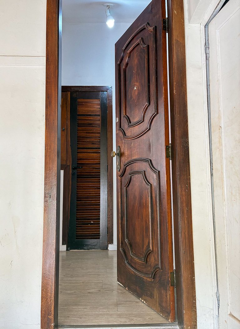 Vista deslumbrante para o Cristo em cobertura aconchegante